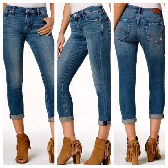 🎉HP🎊 NWT🍀LUCKY BRAND “Sienna Slim”Boyfriend BoHo Chic Ankle Jeans 31” Sz 12 - Picture 3 of 16